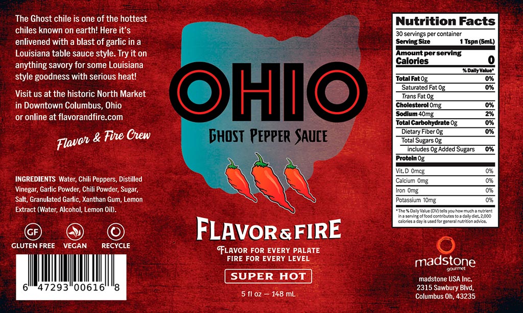 Flavor & Fire Rise and Die Hot Sauce